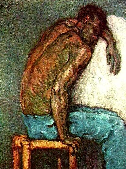 Paul Cezanne negern scipio France oil painting art